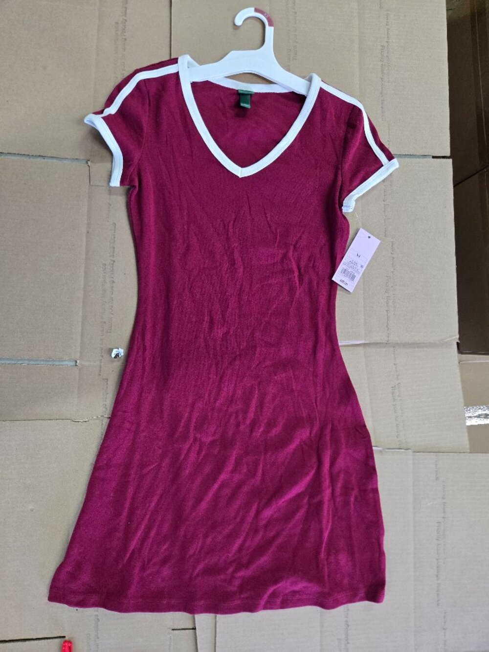 NWT Wild Fable Maroon Cap Sleeve Mini Bodycon Dress